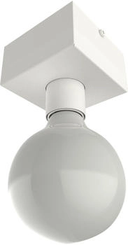 Lumicom L+ LED-Deckenleuchte, Metall, Würfelform, Länge 10 cm, Fassung E27, Weiß (800000453305)