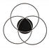 Globo LED Deckenleuchte, Alu, schwarz, neutralweiß, D 45,6 cm (147417)