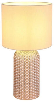 Globo GLOBO Tischleuchte SOFIA 21735CH champagner Glas H/D: ca. 50x26,5 cm E27 1 Brennstellen (144709)