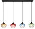 Globo GLOBO Pendelleuchte SANDER 15748-4H schwarz Metall B/H/L: ca. 18x120x111 cm E27 4 Brennstellen