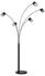 Globo LED Stehleuchte, schwarz, 5 flammig, H 195 cm (144921)