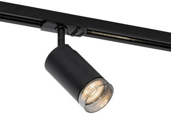 QAZQA Moderner Strahler mit Rauchring für 1-phasiges Schienensystem GU10 50mm - Iconic Jeana (107982)