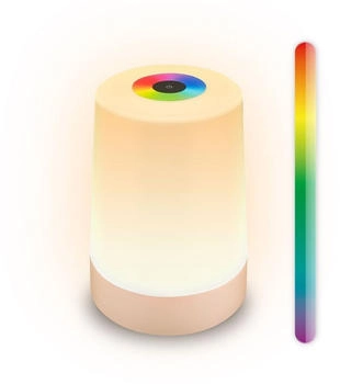 Briloner Tischleuchte 7554011, Farbsteuerung, LED fest integriert, 2700K Extra-Warmwei&szlig;