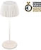 Briloner Riffle LED Akku Tischleuchte Ø14,5 x 36,5 cm