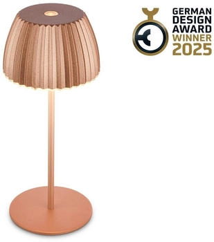 Briloner LED Tischleuchte Akku LED Tischleuchte, mini, kupferfarben