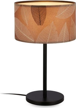 Briloner Tischleuchte Mata, braun, Textil, H 42 cm (7853014)