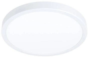 Eglo LED Deckenleuchte Fueva 6, runde Deckenlampe, Aufbaulampe aus Kunststoff in Wei&szlig; warmwei&szlig;-kaltwei&szlig;, ⌀ 28 cm (901308)