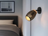 REALITY Leuchten Wandstrahler "BIDAR, Wandlampe mit verstellbarem Spot, exkl 1x E14