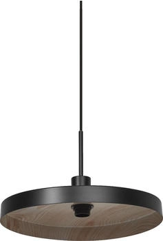 LEDVANCE Decor Plate Pendant E27 Black Wood Decor (4058075838727)