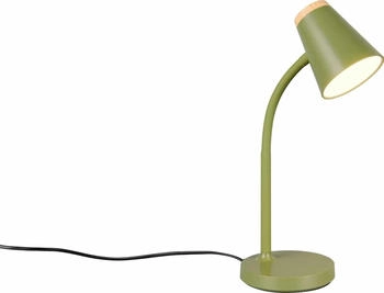 Trio REALITY LED-Tischleuchte PONGO, R55831115, 4,5W, 500lm, 3000K, grün