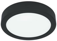 FUEVA 6 PLAFOND &Oslash;165 CCT 7.5W 1000LM IP44 SCHWARZ