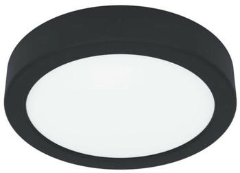 Eglo Fueva 6 LED-Deckenleuchte rund 7,5W Schwarz, Warmweiß (901324)