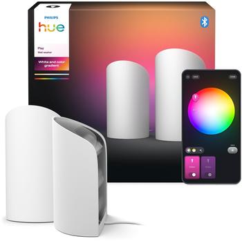 Philips Play Wallwasher Doppelpack Tischleuchte RGB [EEK: G] (929004236201)