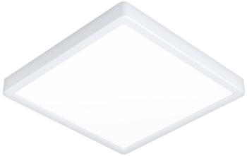 Eglo LED Deckenleuchte Fueva 6, quadratisch Kunststoff Wei&szlig; warmwei&szlig;-kaltwei&szlig;, 29x29 cm (901313)