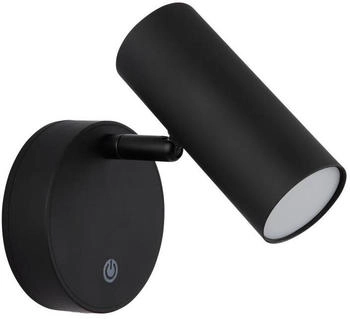 Globo Wandstrahler LED schwarz Magnethalterung Akku Touchdimmer [EEK: Nicht bewertet] (135074)