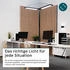 Luxula Downlight UGR16 black