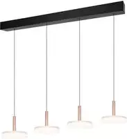 TRIO Leuchten LED Pendelleuchte "CELESTE dimmbare LED H&auml;ngelampe aus Metall und