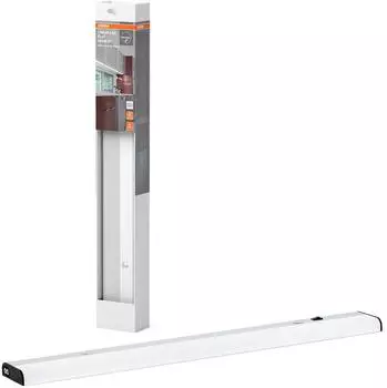 Osram flache Unterbauleuchte mit Sensor in Silber aus Aluminium Kaltweiß IP20-Schutz für Regalunterbaubeleuchtung (4099854532351)