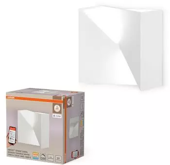Osram SMART+ Matter Wall Swan LED Wandleuchte Weiß 200x200mm 23W 1300lm TW 3000-6500K WiFi Alexa Gips (4099854475016)