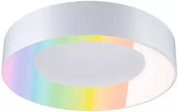 Paulmann 75414 LED Deckenleuchte Smart Home Zigbee 3.0 Casca IP44 RGBW+ 1750lm 230V 20W dimmbar Wei