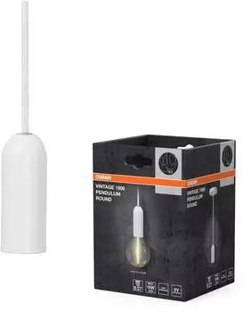 Osram Vintage 1906 Pendelleuchte ROUND E27 weiß (4099854419577)