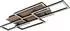 Globo Rectangular ceiling light Black