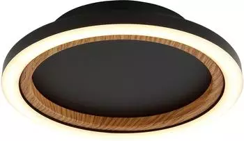 RL Ceiling light Black/Wood