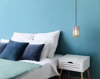 ETC Shop Glass pendant light Grey/Wood