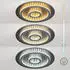 Globo Crystal ceiling light Black/Grey