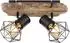 Globo Ceiling spotlight Black/Wood