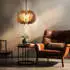 ETC Shop Wood/black pendant light