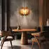 ETC Shop Wood/black pendant light