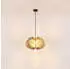 ETC Shop Wood/black pendant light