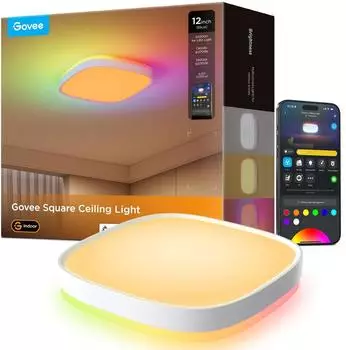 Govee Deckenlampe RGBIC Smart 24W Ø30cm (H60A4201UK)