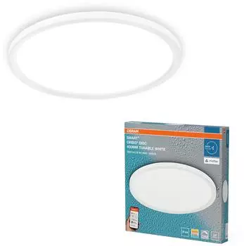 Osram SMART+ Matter Orbis Disc LED Badleuchte IP44 400mm 24W 1900lm TW 3000-6500K WiFi Wei&szlig; (4099854473265)