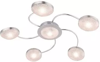V-TAC 6-flame ceiling light Silver