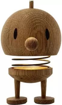 Hoptimist Bumble LED-Akkuleuchte Large Eiche natur