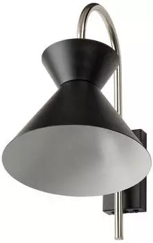 Osram Wandleuchte Decor Waist Stahl schwarz E27 Stecker