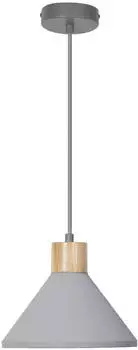 Osram Hängelampe CONCRETE WOOD grau Ø 22 cm Beton E27