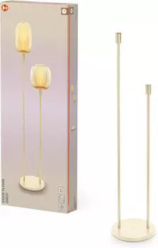 Osram Stehleuchte Beige Metall 146 cm Innenbeleuchtung Leuchten nach Räumen Bürolampen