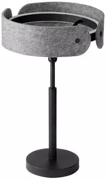 Osram LED-Tischlampe Decor Curve Felt grau Filz 3.000 K