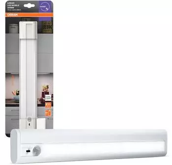 Osram Linear LED Mobile Battery 300 Unterbauleuchte Weiß 174lm 4000K Bewegungssensor Batteriebetrieb 2,9W