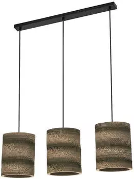 Osram Pendelleuchte Decor Cardboard Cylinder Pendant 3XE27 Brown