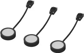 Osram LED Unterbauleuchte Undercabinet Spot Puck 6,5 cm 3 x 3W schwarz
