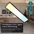 Luxula LITEQ LED Panel 100x25cm 40W 4400lm UGR19 CCT schwarz