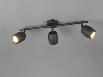 Trio Nancy Wandspot 3-flammig Metall schwarz matt (R86263032)