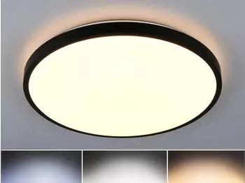 Trio Slope LED-Deckenleuchte &Oslash;49cm, schwarz