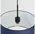 Sollux Nevia Pendelleuchte 1xE27 15W PVC Marineblau (SL.1851)