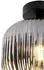 QAZQA Karel Art Deco Deckenleuchte Rauchglas, rund, dimmbar, 20cm (107191)