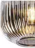 QAZQA Karel Art Deco Deckenleuchte Rauchglas, rund, dimmbar, 20cm (107191)